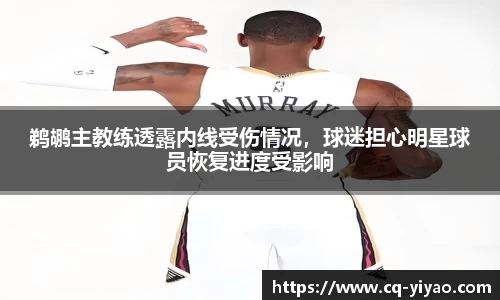 鹈鹕主教练透露内线受伤情况，球迷担心明星球员恢复进度受影响