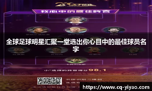 全球足球明星汇聚一堂选出你心目中的最佳球员名字