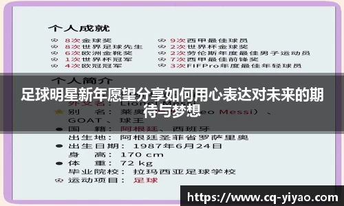 足球明星新年愿望分享如何用心表达对未来的期待与梦想
